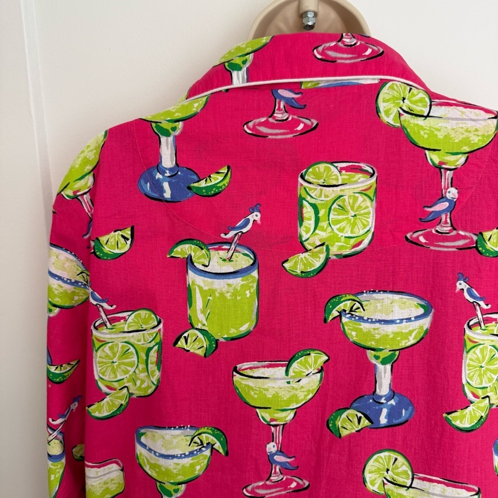 NWT - Printfresh - Fresh Margarita Sleep Shirt - Cabo Pink - Picture 11 of 13